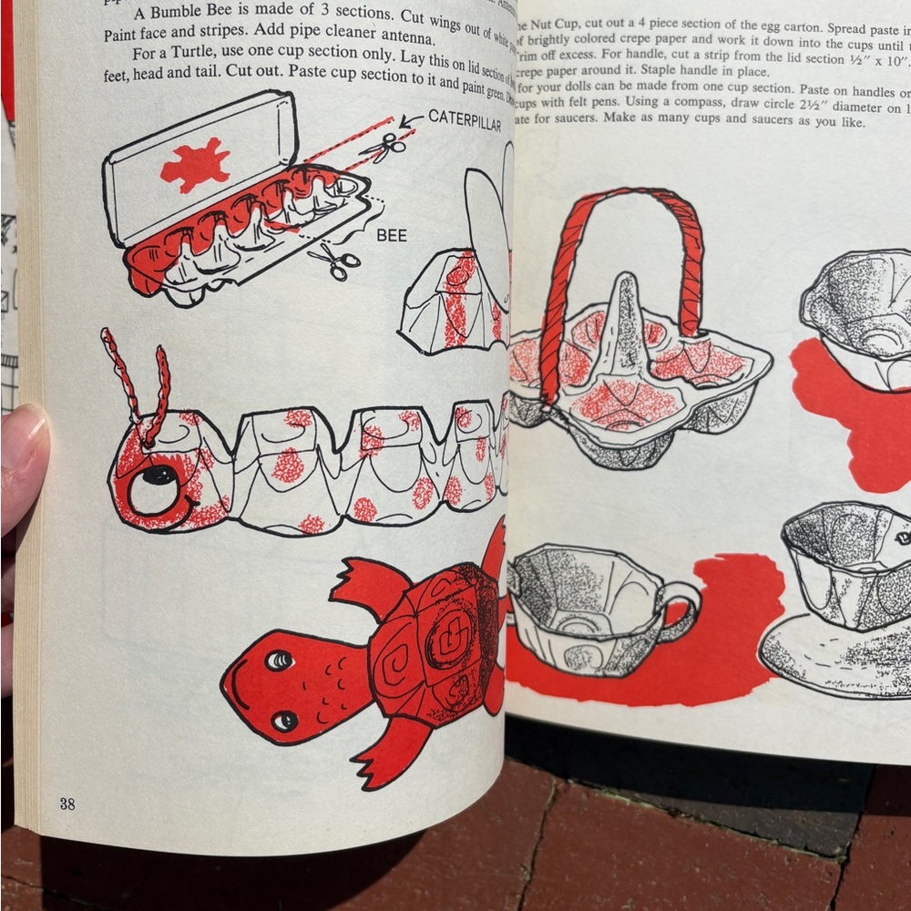 1966 Cardboard Carpentry Kids Children’s DIY Projects Animals Summer Vacation - Picture 4 of 9
